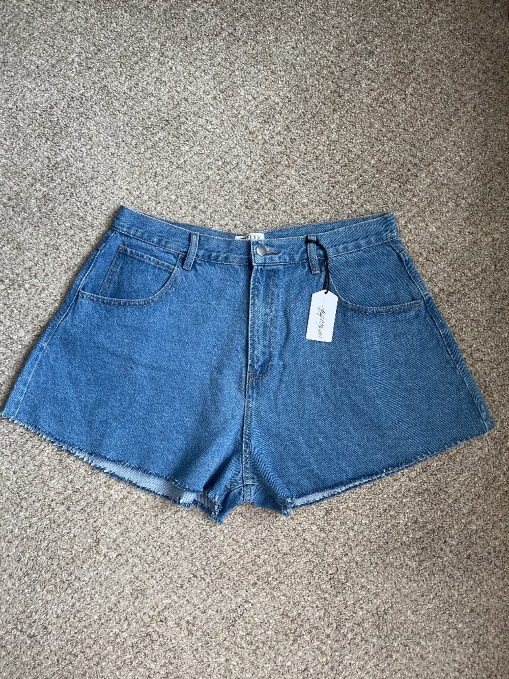 Frayed Jean shorts